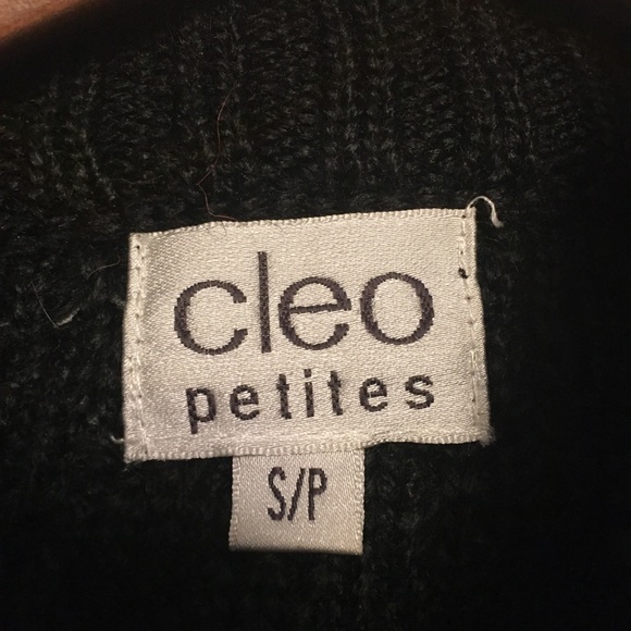 Ladies petite black sweater - Picture 3 of 4